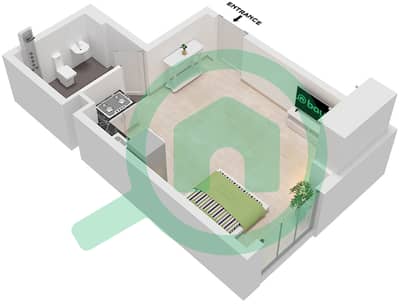 Laya Heights - Studio Apartment Type 3 Floor plan