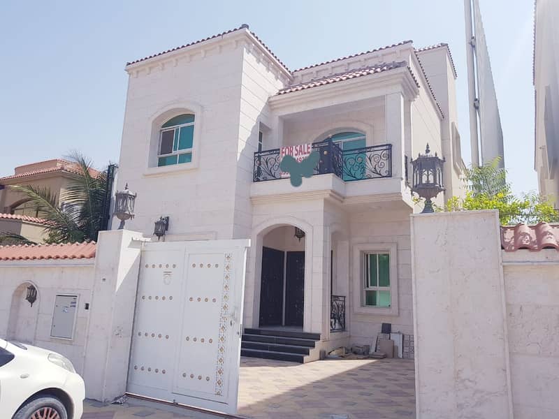 Villa for sale stone facade finishes Super Deluxe freehold for all nationalities with the possibility of bank financing