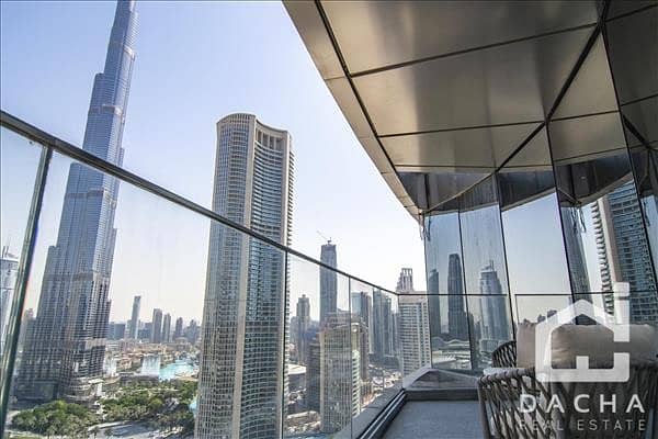  Burj Khalifa and Fountain view