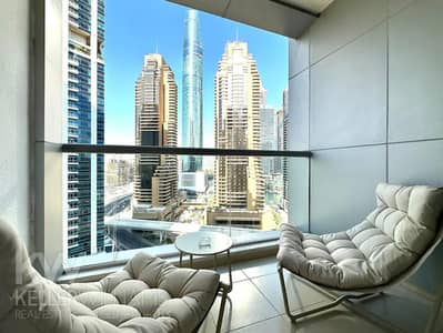 1 Bedroom Flat for Rent in Dubai Marina, Dubai - Lovely Fully Furnished One BR Marina View