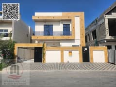 فيلا للبيع فيلا بمنطقة الياسمين عجمان تصميم حديث الفيلا شاملة الكهرباء والماء والمكيفات (5 غرف ماستر مجلس بالمغا سل صالة رئيسية غرفة خادمة )