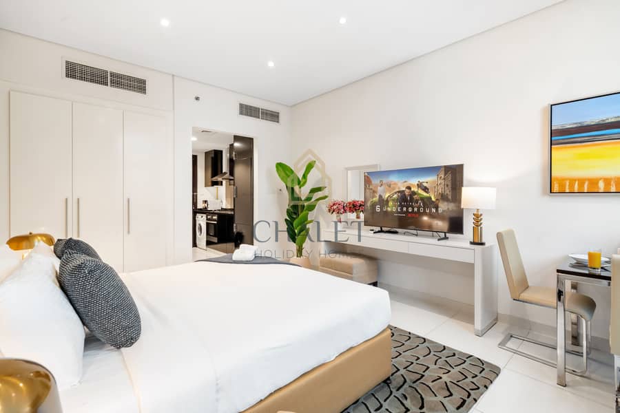 Fully Furnished Studio for Monthly Rent | Cour Jardin – Business Bay