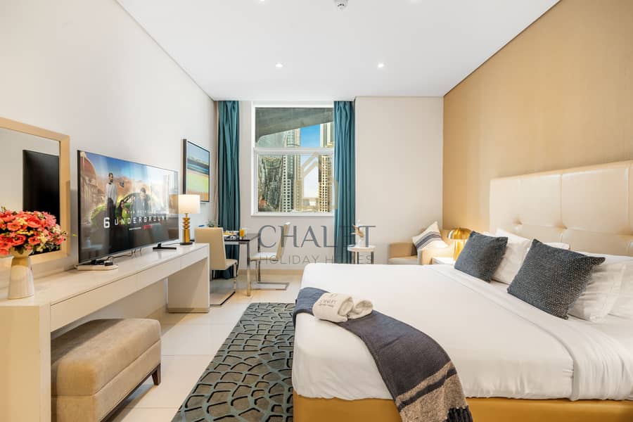 Fully Furnished Studio for Monthly Rent | Cour Jardin – Business Bay