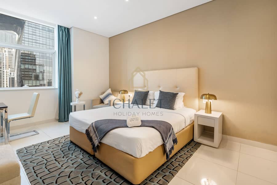 Fully Furnished Studio for Monthly Rent | Cour Jardin – Business Bay