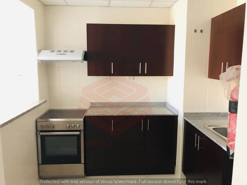 Size 900 Sqft | 1 Bedroom With Garden View | Semi Closed Kitchen | JVC