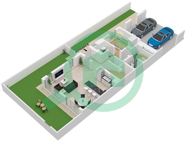 Type 4B1(M) Unit End Ground Floor Type 4B1(M) Unit End Ground Floor