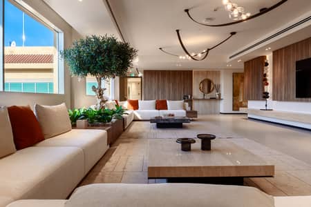 3 Slaapkamers Penthouse te Huur in Jumeirah, Dubai - Living room 2. jpg 3 Slaapkamers Penthouse te Huur in Jumeirah, Dubai - Living room 2. jpg