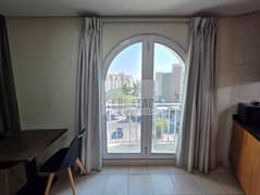 L SHAPE STUDIO WITH BALCONY & STORE ROOM FULLY FURNISHED