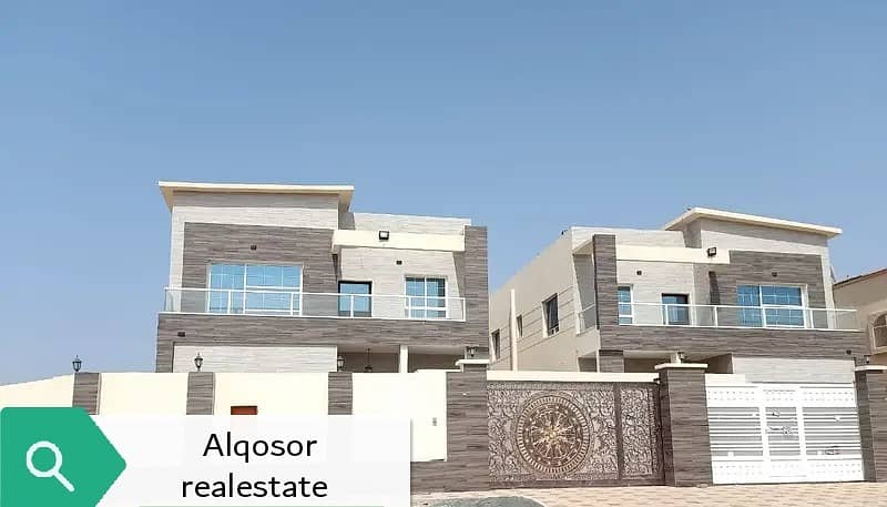 Modern design villa for sale in Ajman super deluxe finishing