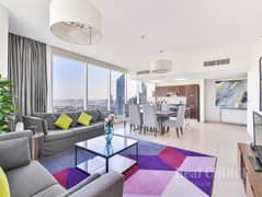 شقة فندقية في برج نسيمة،شارع الشيخ زايد 2 غرف 190000 درهم - 13938107