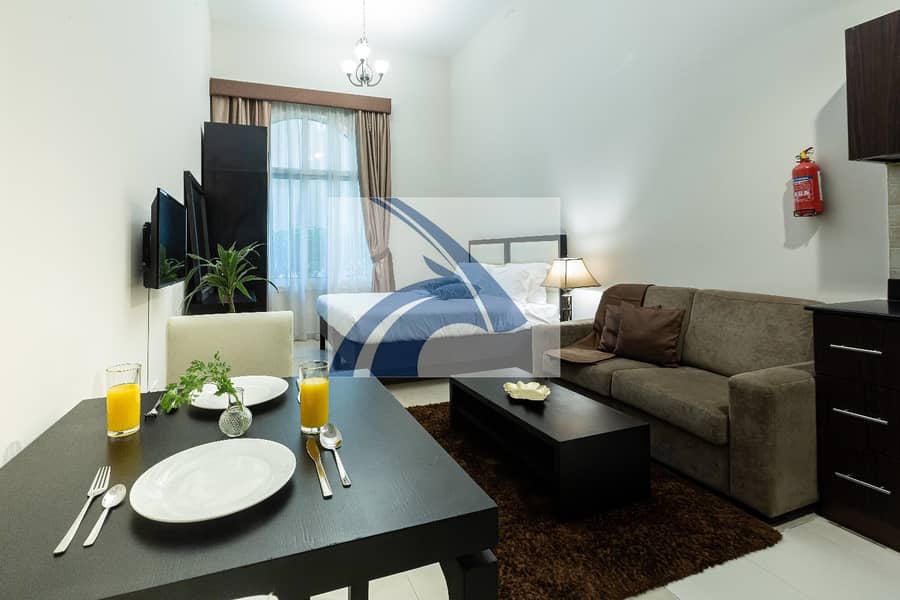 3 No Agency Commission | Direct Fr Owner | Luxury STUDIO in  JVC | 3250 Monthly | 12 Cheques | Fully Furnished & Serviced