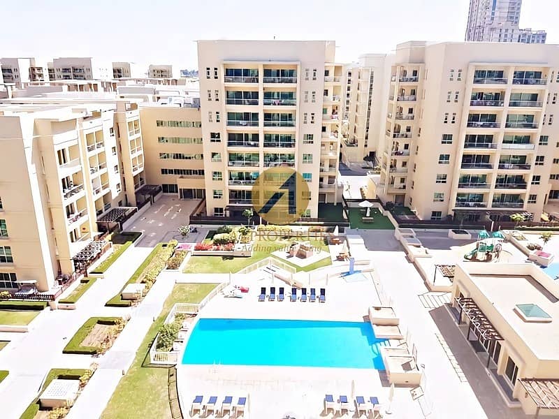 The Largest 2BR and Study with Pool View