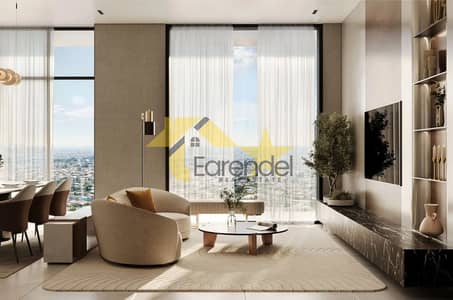 2 habitaciones Apartamento para en Venta en Wasl Gate, Dubai - SUN_BELLAGIO_Living_Dining-_Kitchen_Final_006. jpg