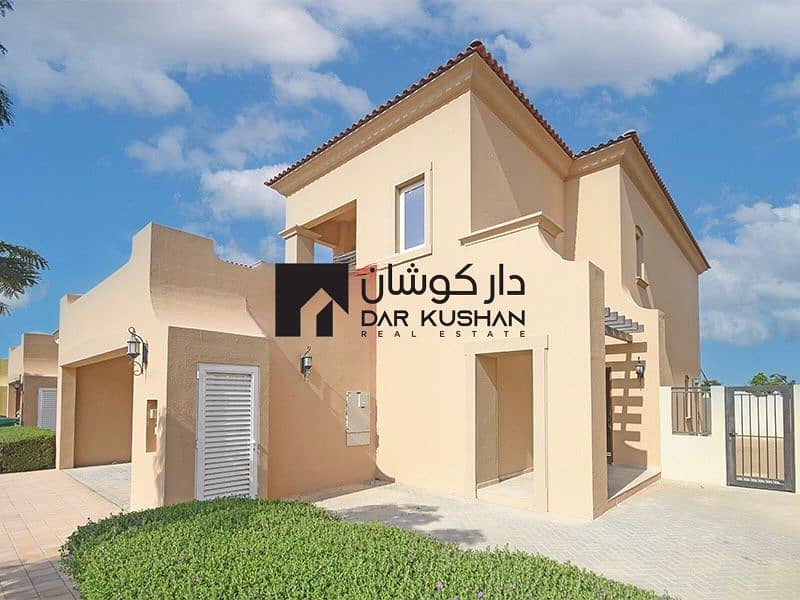 Single Row 3-Bedroom Villa | 4 Bathrooms