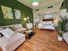 In Marjan Island| Upgraded Studio| Long or Short Term