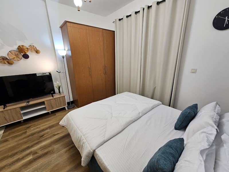 Wooden Flooring Furnished || Modern Design Studio || With Lake View || Near Me'aisem City Centre - Image 5