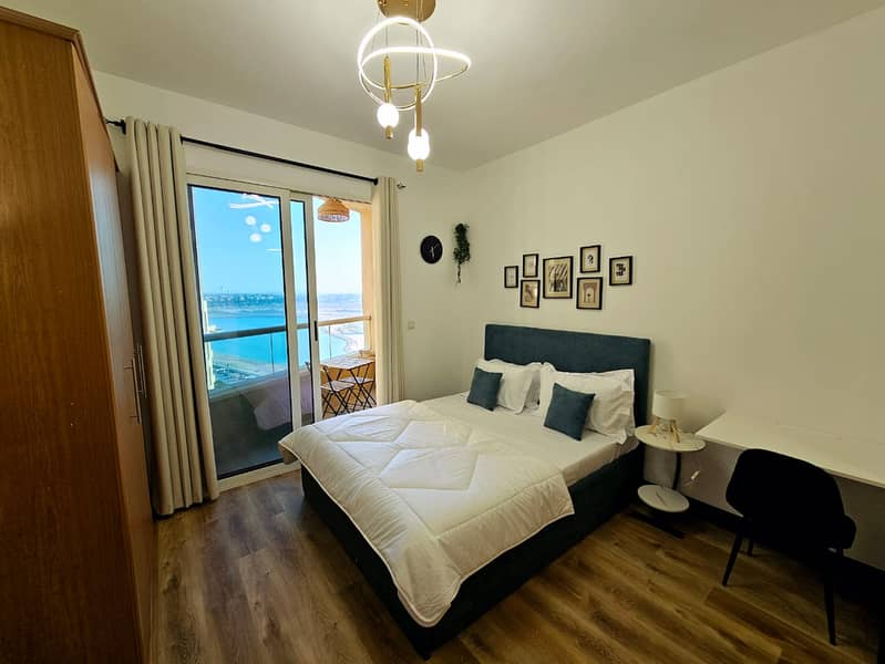 Wooden Flooring Furnished || Modern Design Studio || With Lake View || Near Me'aisem City Centre - Image 8