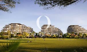 Luxury Corner 2BR+M | Community View | 2 Balconies