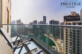 شقة في برج بالوما،مارينا بروميناد،دبي مارينا 1 غرفة 130000 درهم - 13969800