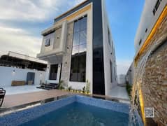 للبيع فيلا بمسبح في الياسمين بعجمان 3 غرف ومجلس وصاله مطبخ واسع مع غرفة خادمه