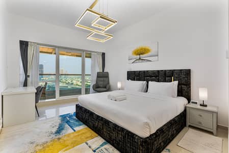 1 Schlafzimmer Wohnung zum Miete in Jumeirah Lakes Towers (JLT), Dubai - Bedroom 1 (4). jpeg