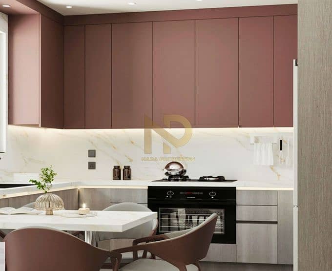 Discount Offer | Fully Furnished 2 Bed + Maid and Laundry | Closed kitchen | Near Handover 2026 - Image 3