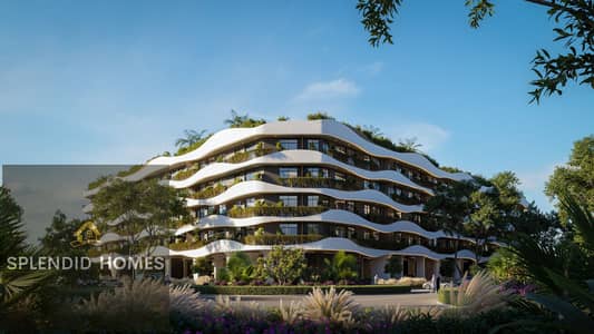 2 Schlafzimmer Wohnung zum zum Verkauf in Dubai South, Dubai - Exterior Facade. jpg 2 Schlafzimmer Wohnung zum zum Verkauf in Dubai South, Dubai - Exterior Facade. jpg
