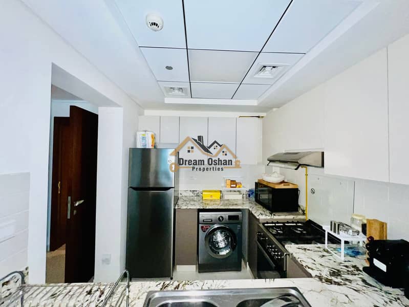 Fully Furnished 1 BR Luxury Furniture | Bright 85 K 2 Cheques DHCC 2 - Image 8