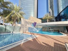 شقة في أبراج الإتحاد،شارع الكورنيش 2 غرف 155000 درهم - 13982475