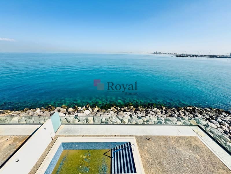 Ultra-Luxury Seafront Corner Villa | Private Pool & Lift | Danah Bay - Image 37