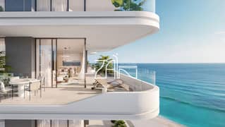 High Floor 1BR+Balcony Sea and Rixos Resort View