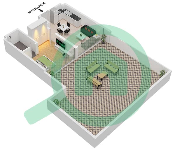 Type 4A Unit-1 Floor 1