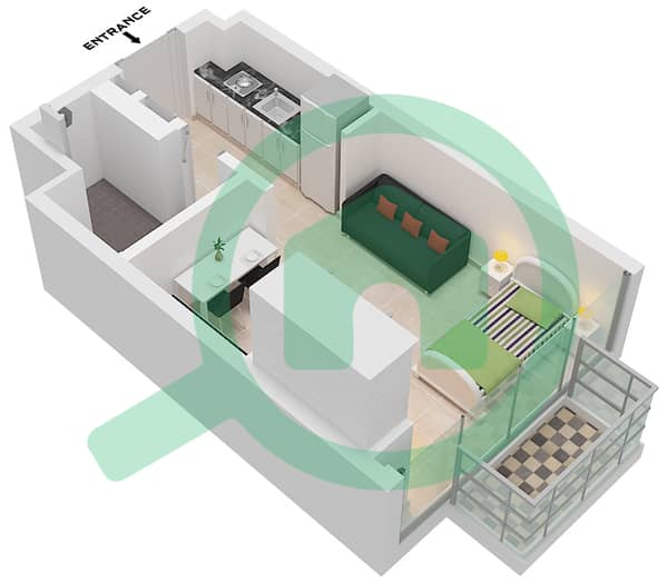 Type 1B Unit-3 Floor 2-9 Type 1B Unit-3 Floor 2-9