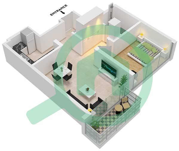Type 1B Unit-5 Floor 2-9