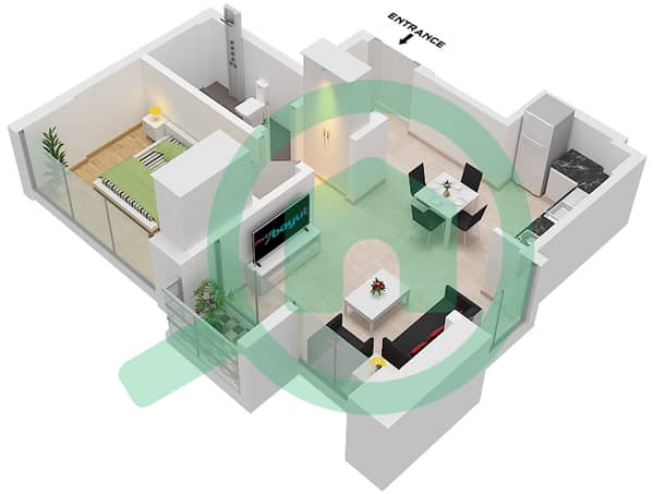 Type 2B Unit-4 Floor 2-9 Type 2B Unit-4 Floor 2-9