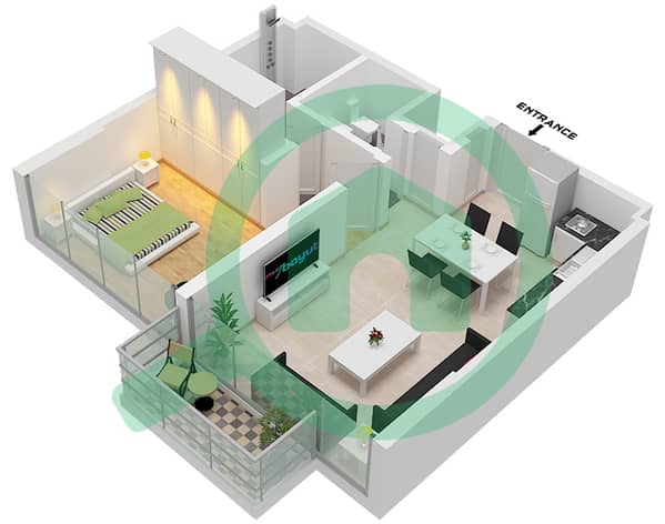 Type 3B Unit-6 Floor 2-9