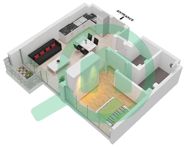 Type 5B Unit-15 Floor 2-9 Type 5B Unit-15 Floor 2-9
