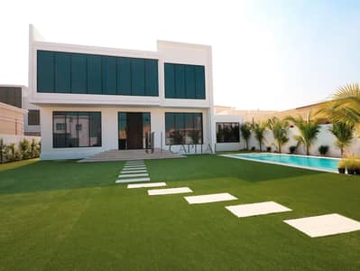 5 Bedroom Villa for Rent in Al Barsha, Dubai - Brand New | Private Pool | Service Block