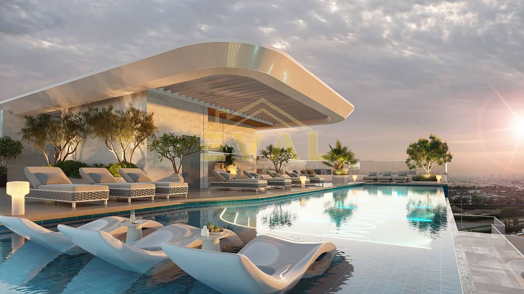 G + 5 floors | Flexible 50/50 Payment Plan | Rooftop Pool | Prime Meydan Location - Image 13