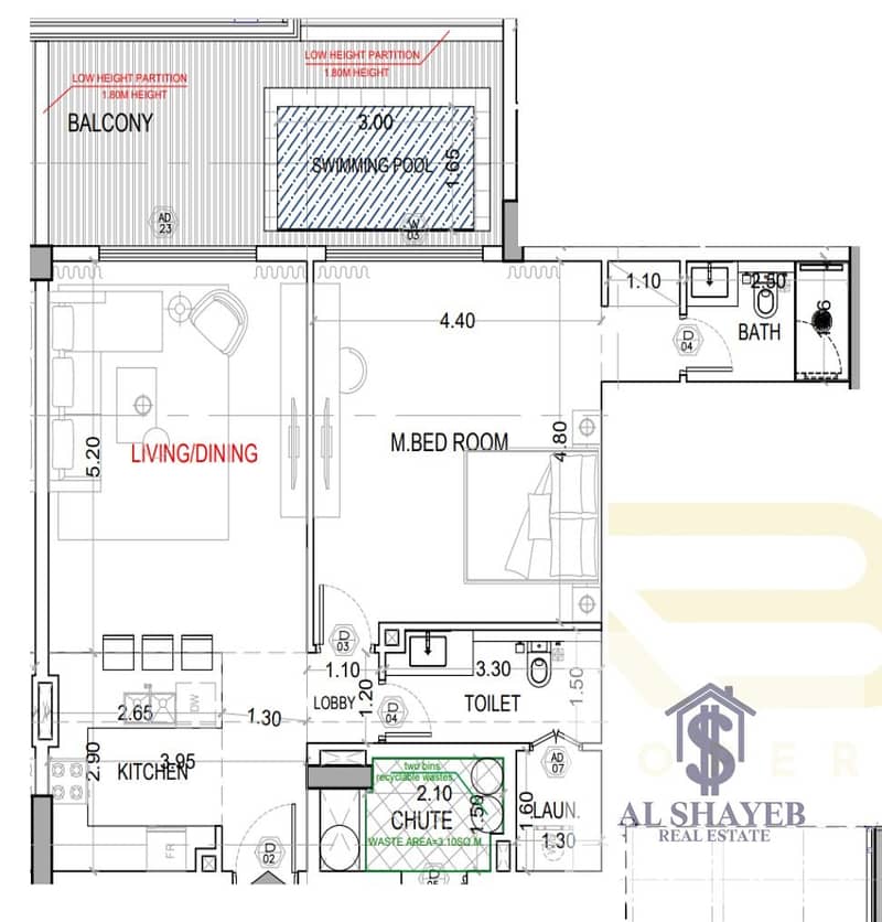 Fully Furnished 1BR Apartment for Sale with Private Pool | AB Cavallier - Image 1