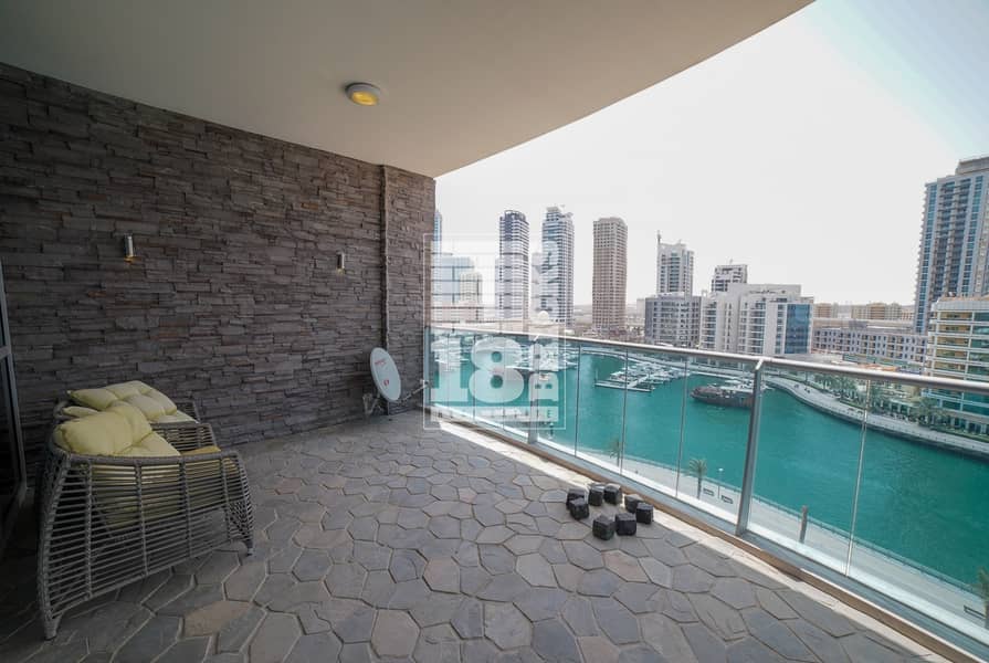 Furnished | Full Marina & Dubai Eye View