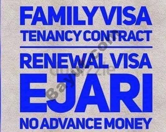 ONE YEAR RENWAL WITH EJARI COME AND FINISH IN FIVE MIN ONLY 2K SEPARATE OFFICE EJARI NOT SHARED
