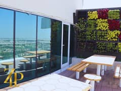 شاغر | شقة مؤثثة بالكامل بغرفة نوم واحدة | مطلة على ملعب الغولف |