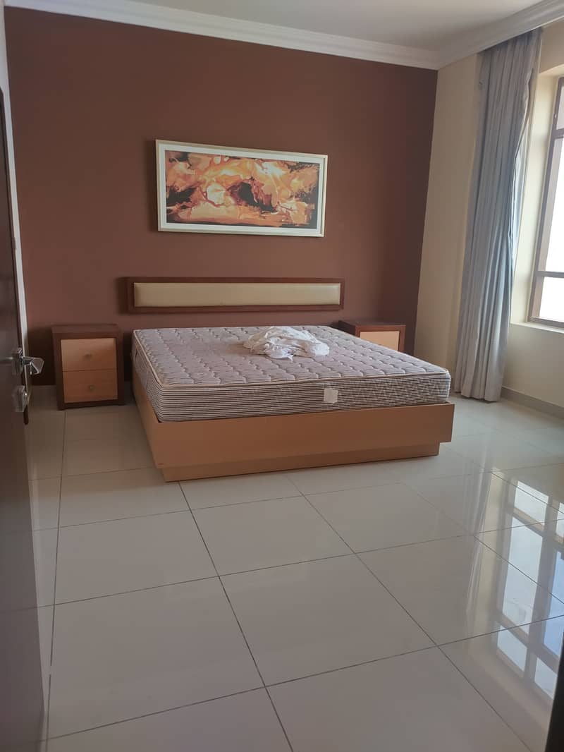 2 Bhk available good for family sharing allowed near Dubai Al Nhada 1 Full furnished apartment available Rady to move available Rent 70k one car parking Free available 4 payment only