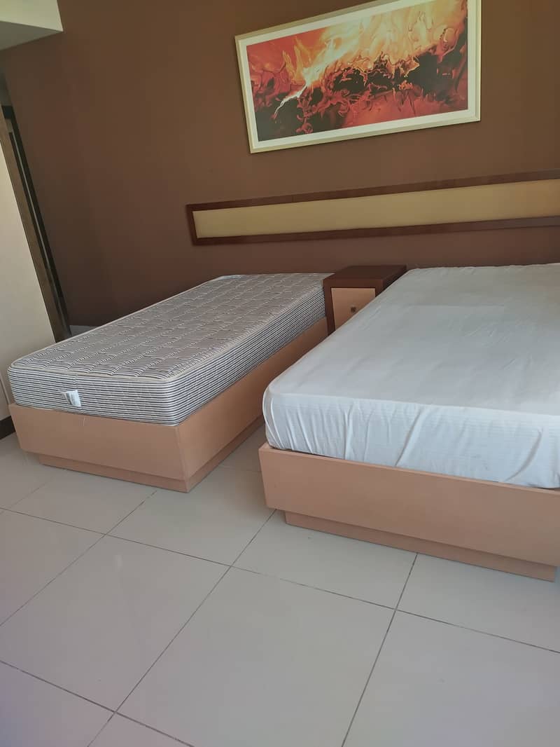 2 Bhk available good for family sharing allowed near Dubai Al Nhada 1 Full furnished apartment available Rady to move available Rent 70k one car parking Free available 4 payment only - Image 15