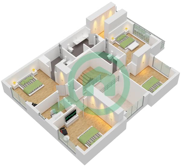 Type X Small(Middle Unit) First Floor