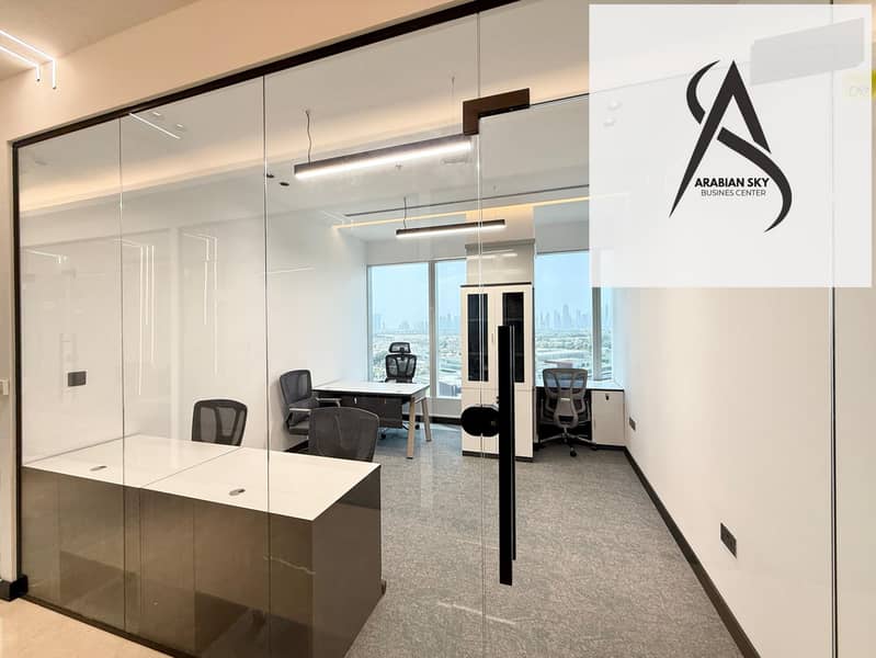 EJARI with Virtual office (Long term)| Unlimited Labour- Bank Inspection | Prime locatiion | Luxury office - Image 9
