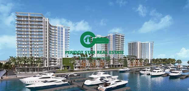 3 habitaciones Apartamento para en Venta en Al Seanneeah, Umm Al Quwain - 029-Marina-Pointe-Deck-View-scaledc. jpg