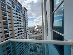 للبيع | شقة مطبخ مغلق اطلالة مفتوحة غرفتين وصالة في أبراج عجمان ون