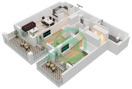 The Stella Residence - 2 Bedroom Apartment Unit 10 FLOOR 2-14 Floor plan The Stella Residence - 2 Bedroom Apartment Unit 10 FLOOR 2-14 Floor plan